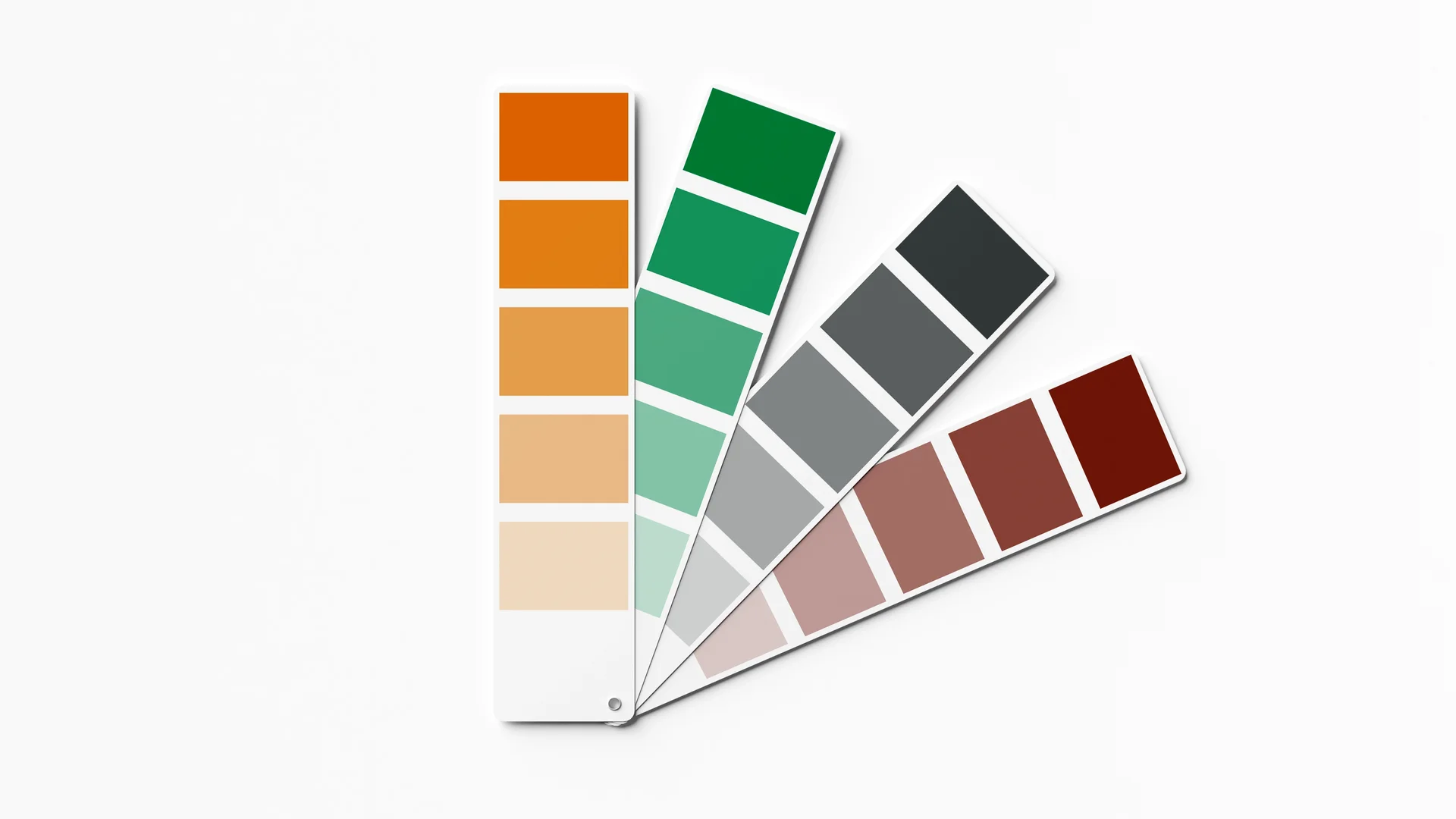 Farbpalette im Corporate Design der Bäckerei Laudenbach