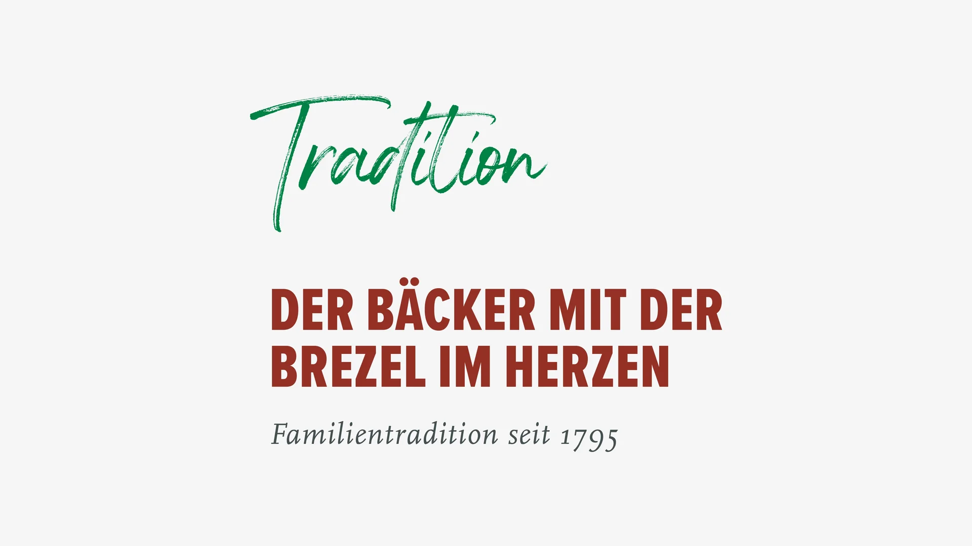 Primäre Schriftart im Corporate Design der Bäckerei Laudenbach