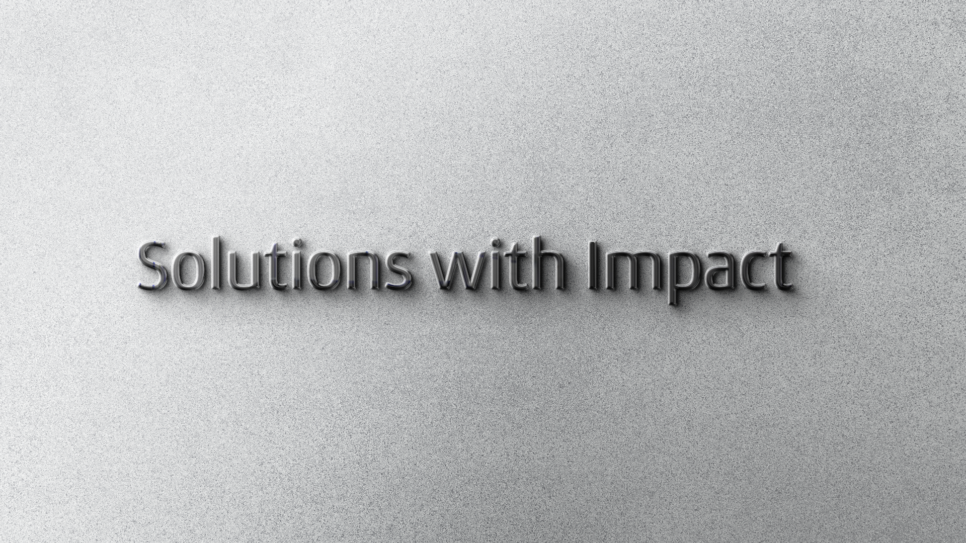 3D-Schriftzug Precision in Software auf grauer Betonoberfläche – klares Markenstatement von LACOS für Präzision und digitale Stärke.